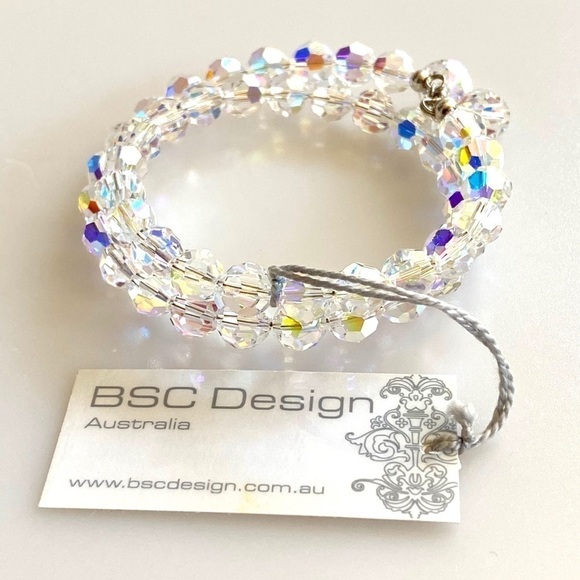 BSC Design Australia 925 Bracelet Swarovski Crystals 925 Sterling Silver - Picture 6 of 7
